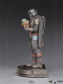 Star Wars Statue Mandalorian and Grogu 1/10 Art Scale - Iron Studio [Nieuw]
