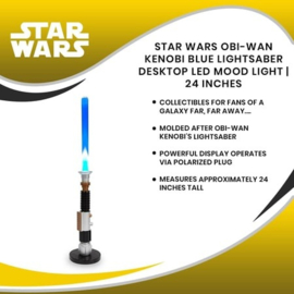 Star Wars Bureaulamp Obi-Wan Blue Lightsaber 60 cm [Nieuw]
