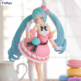 Hatsune Miku Figure Hatsune Miku Sweet Sweets Macaron Exceed Creative 21 cm - Furyu [Nieuw]