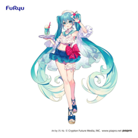 Hatsune Miku Figure Miku Melon Soda Float Sweet Sweets Series  - Furyu [Nieuw]