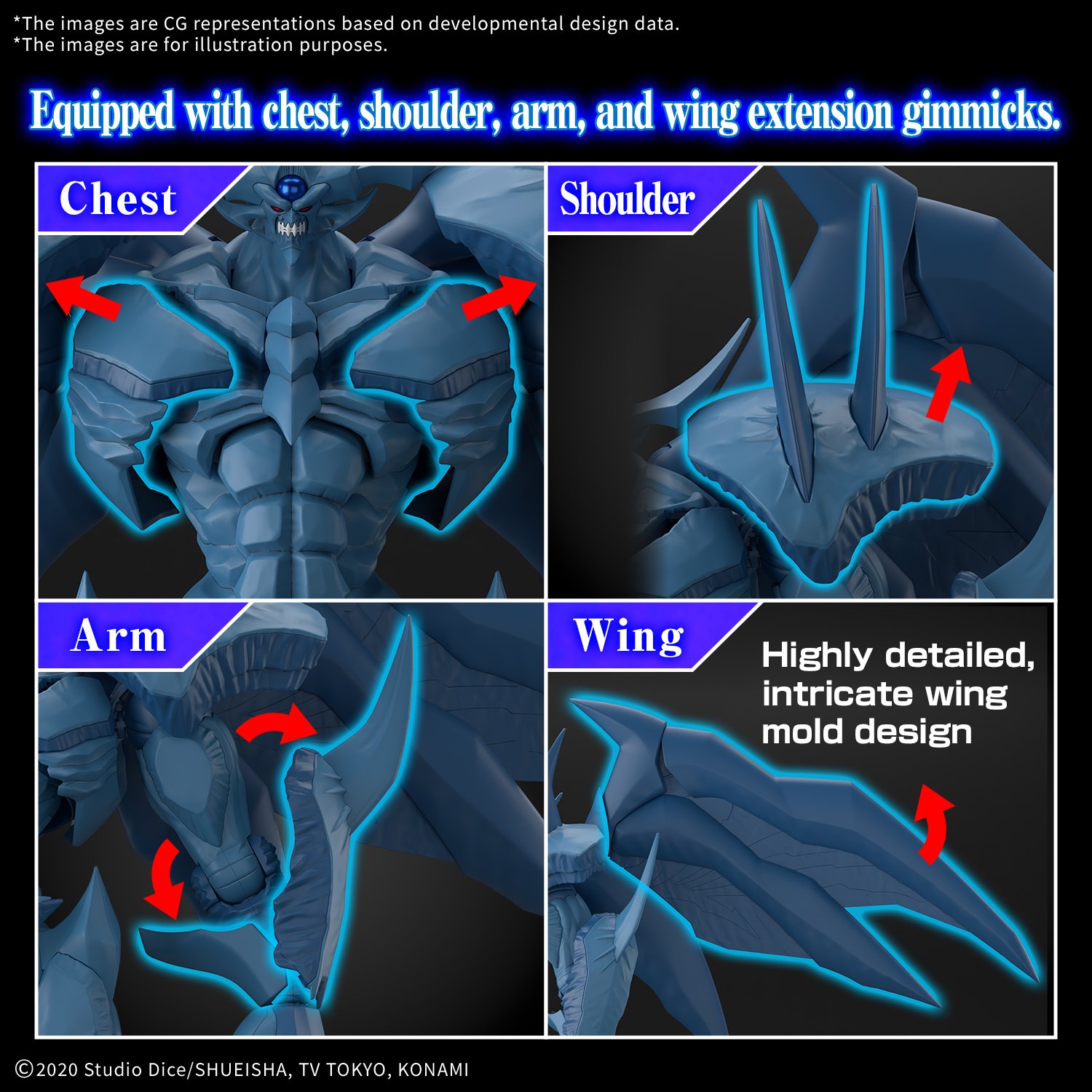 Yu-Gi-Oh!  Amplified Obelisk The Tormentor Model Kit - Bandai [Nieuw]