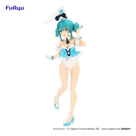 Hatsune Miku Figure Miku Bicute Bunnies White Rabbit - Furyu [Nieuw]