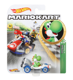 Mario Kart Hot Wheels Diecast Vehicle 1/64 Yoshi (Standard Kart) 8 cm - Hot Wheels [Nieuw]