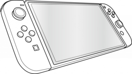 Nintendo Switch Oled Screenprotector - Tempered Glass - Deltaco [Nieuw]