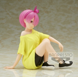 Re Zero Starting Life In Another World Figure Ram Relax Time - Banpresto [Nieuw]