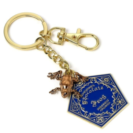 Harry Potter Sleutelhanger Chocolate Frog Gold Plated [Nieuw]