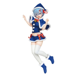 Re Zero Starting Life In Another World Figure Rem Original Winter (Christmas) Ver. Precious Renewal Edition 23 cm - Taito [Nieuw]