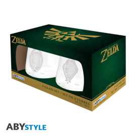 The Legend of Zelda Glazen Set Zelda & Link - ABYstyle [Nieuw]