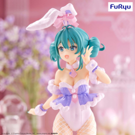 Hatsune Miku Figure Hatsune Miku White Rabbit Purple Color Ver. 28 cm - Furyu [Nieuw]