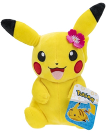 Pokemon Knuffel Pikachu Pink Flower Summer Outfit - Wicked Cool Toys [Nieuw]