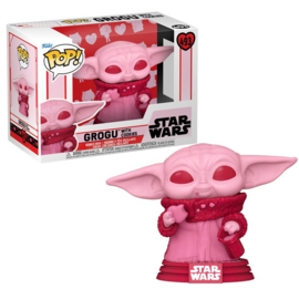 Star Wars Valentine Funko Pop Grogu With Cookies #493 [Nieuw]