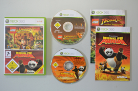 Xbox 360 Dubbelpack Lego Indiana Jones The Original Adventures + Kung Fu Panda