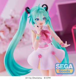 Hatsune Miku Figure Sakura Miku Omutatsu Luminasta 21 cm - Sega [Nieuw]