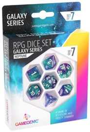 RPG Dobbelstenen Set - Galaxy Series Neptune (7 stuks) - Gamegenic [Nieuw]