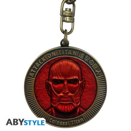 Attack On Titan Sleutelhnager Colossal Titan Medallion - ABYstyle [Nieuw]
