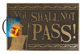 The Lord of The Rings Deurmat Rubber You Shall Not Pass - Pyramid International [Nieuw]
