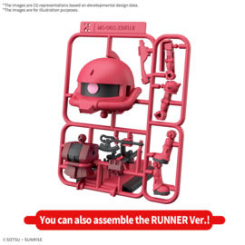 Gundam Model Kit SD 1/1 Charzaku-Kun DX Set (With Runner) - Bandai [Nieuw]