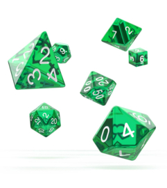 Dobbelstenen Set RPG Translucent Green - Oakie Doakie [Nieuw]