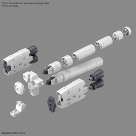 30mm Model Kit 1/144 Option Parts Set 10 Large Propellant Tank - Bandai [Nieuw]