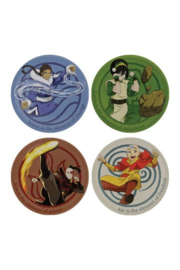 Avatar The Last Airbender Onderzetter 4-Pack - FaNaTtiK [Nieuw]