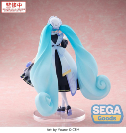 Character Vocal Series 01: Hatsune Miku Luminasta PVC Figure Hatsune Miku Classical Maid 21 cm - Sega [Nieuw]