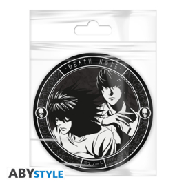 Death Note Onderzetter L & Light Keramiek - Abystyle [Nieuw]