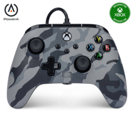 Xbox Controller Wired - Arctic Camo (Series X & S - Xbox One) - Power A [Nieuw]