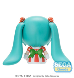 Character Vocal Series 01: Hatsune Miku Fuwa Petit Chibi Figure Hatsune Miku x Love and Berry Dress Up and Dance! Lovely Strawberry 8 cm - Sega [Nieuw]