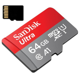 Sandisk Ultra Geheugenkaart 64 GB micro SD ULTRA - Sandisk [Nieuw]