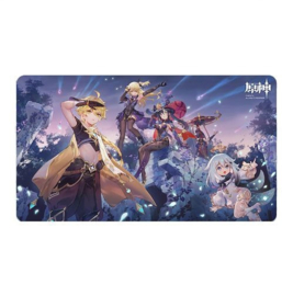 Genshin Impact Desk Mat Aether, Fischl, Mona, Paimon & Scaramouche Unreconciled Stars 70 x 40 cm - MiHoYo [Pre-Order]