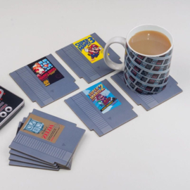 Nintendo NES Cartridge Set (8 Onderzetters) - Paladone [Nieuw]