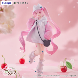 Hatsune Miku Tenitol PVC Figure Sakura Miku Cool style [petit] 19 cm - Furyu [Nieuw]