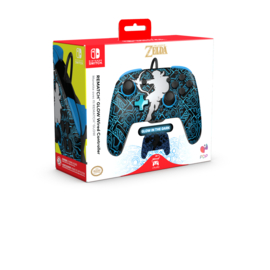 Switch Controller Wired Rematch (The Legend of Zelda Sheikah Shoot) - PDP [Nieuw]