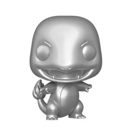 Pokemon Funko Pop Charmander Chrome Silver Pokemon 25th Anniversary #455 [Nieuw]