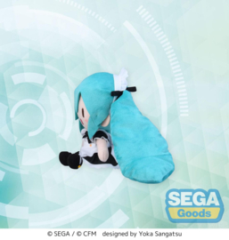 Hatsune Miku Project Diva Arcade Knuffel Miku Maid Fuwa Petit Mini Plush Ver. (EX) 16 cm - Sega [Nieuw]