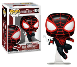Marvel Spider-Man 2 Funko Pop Miles Morales (Upgraded Suit) #970 [Pre-Order]