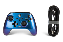 Xbox Controller Wired - Nebula (Series X & S - Xbox One) - Power A [Nieuw]