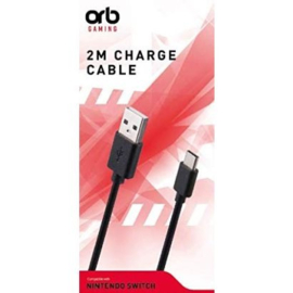 USB C Kabel Play & Charge (2 Meter) - Orb Gaming [Nieuw]