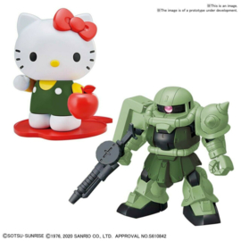 Gundam Model Kit SDC Hello Kitty MS-06S Char's Zaku II Green - Bandai [Nieuw]