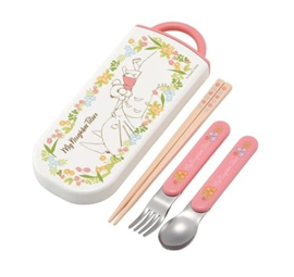 Studio Ghibli My Neighbor Totoro Chopstick Spoon and Fork Set Mei & Totoro - Benelic [Nieuw]