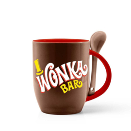 Willy Wonka Mok + Lepel 350 ML [Nieuw]