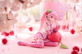 Hatsune Miku Figure Sakura Miku Cherry Cushion Desktop Cute Ver. 13 cm - Taito [Nieuw]