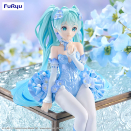 Hatsune Miku Noodle Stopper Figure Flower Fairy Nemophila Pail Blue Color Ver. 15 cm - Furyu [Nieuw]