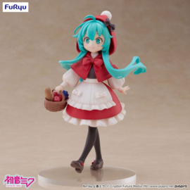 Hatsune Miku Desktop Fairy PVC Figure Hatsune Miku Little red riding hood Ver. 16 cm - Furyu [Nieuw]