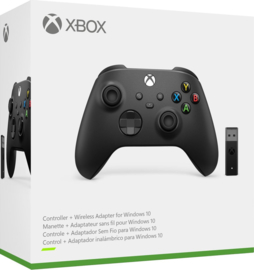 Xbox Controller Wireless + Bluetooth Adapter - Xbox Series X/S (Carbon Black) - Microsoft [Nieuw]