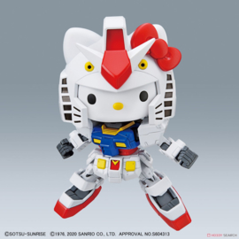 Gundam Model Kit SD EX-Standard Hello Kitty / RX-78-2 Gundam - Bandai [Nieuw]