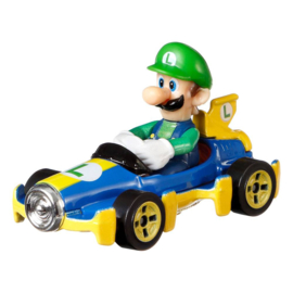 Mario Kart Hot Wheels Diecast Vehicle 1/64 Luigi (Standard Kart) 8 cm - Hot Wheels [Nieuw]