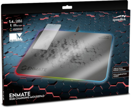 Enmate RGB Charging Mousepad (Grijs) - Speedlink [Nieuw]