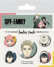 Spy x Family Button Pack Family 5 Pack [Nieuw]