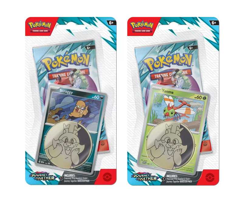 Pokemon TCG - Journey Together Checklane (Scraggy OF Yanma) [Nieuw]